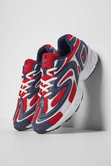 Fila Homme Creator 125 Blanche / Navy / Rouge Fila France MEX-173052